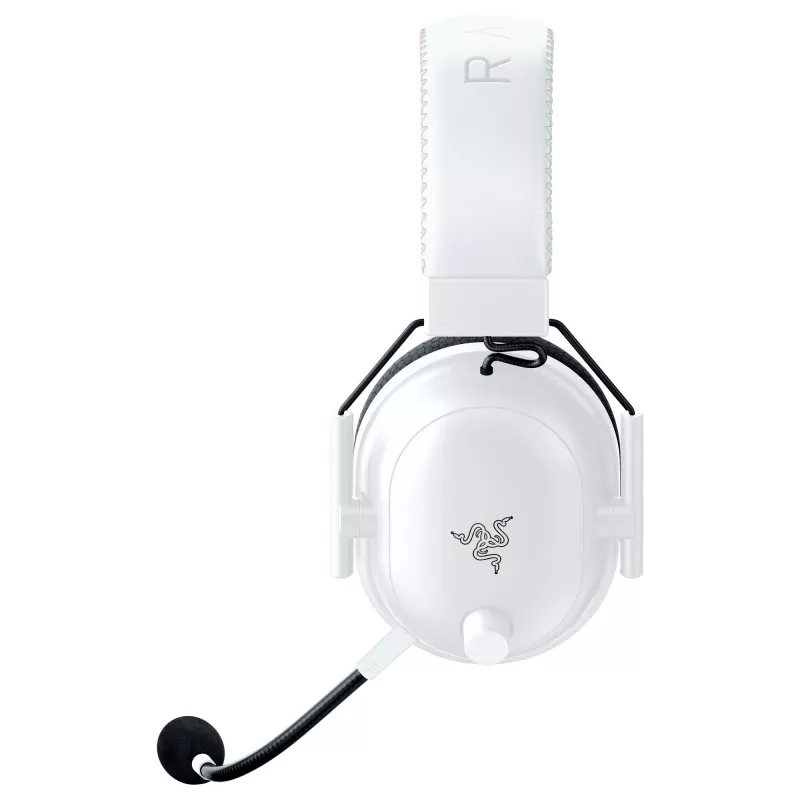 Headset Razer BlackShark V2 Pro para PlayStation sem fios arco de cabeça gaming USB Type-C Bluetooth branco