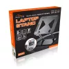 Suporte para portátil MEDIA-TECH MT2661 — de altura ajustável, design dobrável em alumínio para portáteis até 17 polegadas