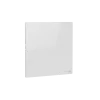 AENO Premium Eco Smart Quadro aquecedor de parede, 500 W, 50x50 cm, vidro temperado, aquecimento por infravermelhos e convecção, indicador LED, tipo de ficha: Europa (tipo E/F), BRANCO, Fabricado na Polónia