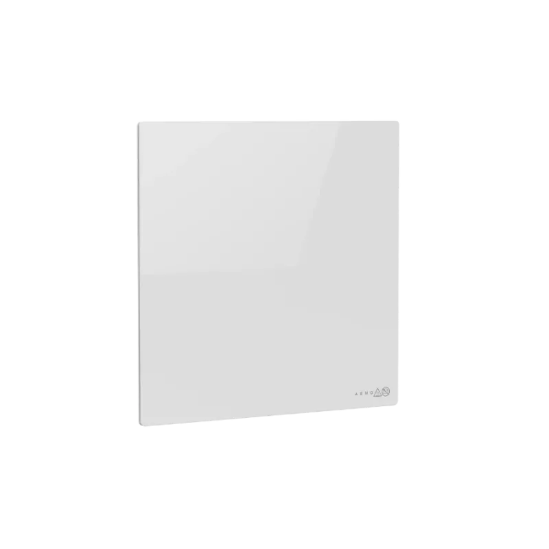 AENO Premium Eco Smart Quadro aquecedor de parede, 500 W, 50x50 cm, vidro temperado, aquecimento por infravermelhos e convecção, indicador LED, tipo de ficha: Europa (tipo E/F), BRANCO, Fabricado na Polónia