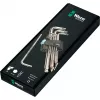 Conjunto de chaves sextavadas em L Wera 05073544001 métricas 9 peças