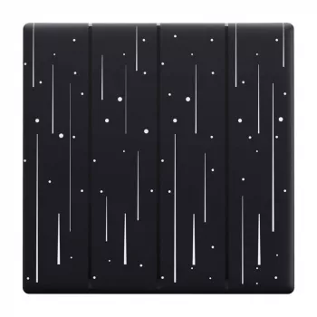 Cobertura decorativa Sonoff T5-4C-86-star para interruptor tátil — modelo T5-4C-86-star, painel de parede para montagem 86×86 mm