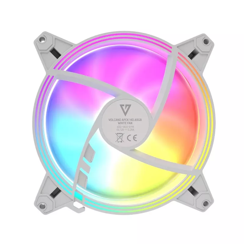 Ventoinha para caixa MODECOM VOLCANO APEX 140 ARGB Branco 140 mm