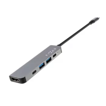 Hub USB-C FIXED FIXHU-MN-GR 5 portas mini para portáteis e tablets