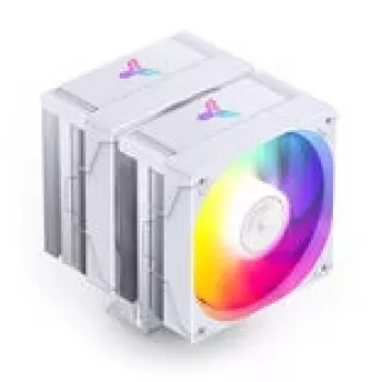 Dissipador de CPU Jonsbo CR-3000E Dual-Tower ARGB branco, dissipador de ar Dual-Tower com iluminação ARGB