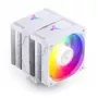 Dissipador de CPU Jonsbo CR-3000E Dual-Tower ARGB branco, dissipador de ar Dual-Tower com iluminação ARGB