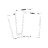Inserção para porta-nomes Durable 1456-02 60x90 mm branco