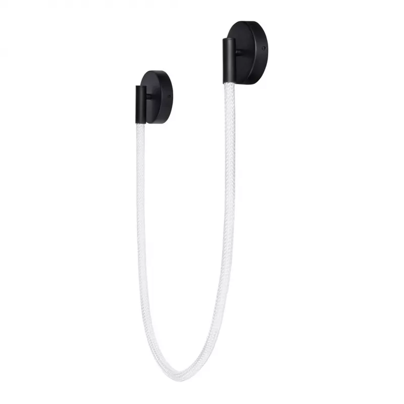 Aplique de parede LED ActiveJet AJE-CAMELIA NW — 2400 lm, 4000 K, 16 W, preto, 1580×120×65 mm, IP20