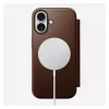 Capa tipo carteira para telemóvel Nomad NM014209858 para Apple iPhone 17, 16 cm (6,3 polegadas), castanha, 4 compartimentos para cartões