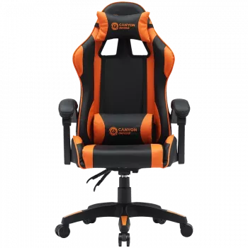 Cadeira gaming CANYON Core SGCH2 Preto Laranja — design ergonómico, altura ajustável