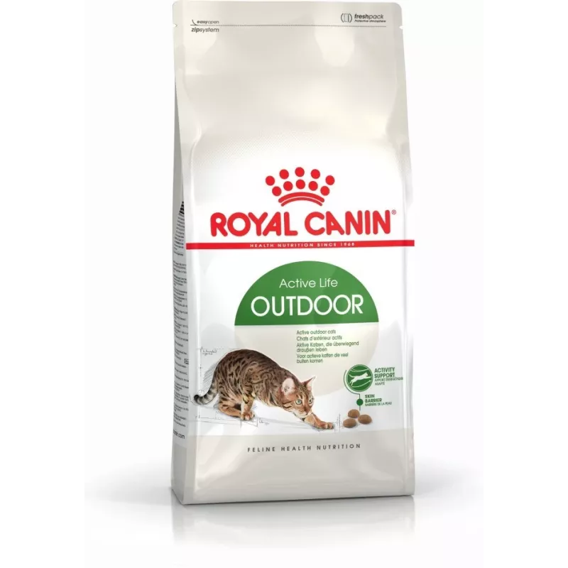 Ração seca para gatos Royal Canin Active Life Outdoor 4 kg — adulto, aves, 30% proteína, 20% gordura