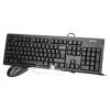 A4Tech KM-72620D - conjunto teclado e rato - USB - US - preto