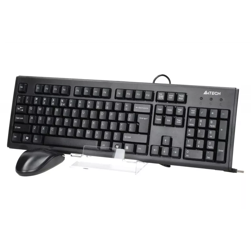 A4Tech KM-72620D - conjunto teclado e rato - USB - US - preto