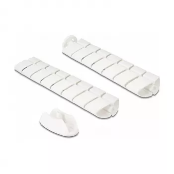 Calha para cabos DeLOCK 740 x 75 mm regulável em altura branco