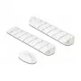 Calha para cabos DeLOCK 740 x 75 mm regulável em altura branco