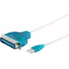 Cabo de impressora paralela ShiverPeaks 75607 1,2 m USB-Centronics