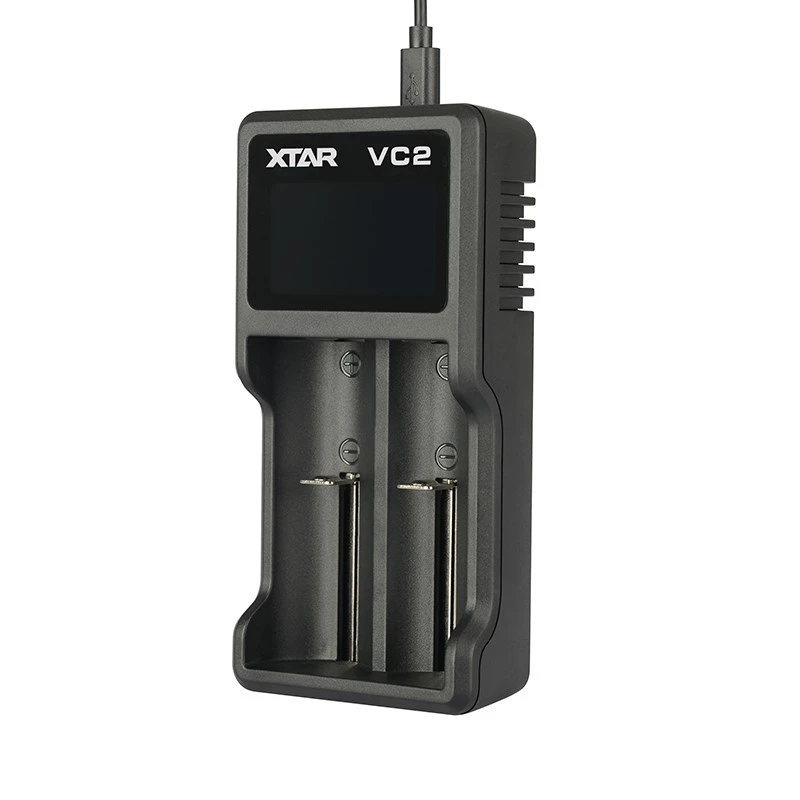 Carregador USB de pilhas domésticas XTAR VC2