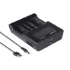 Carregador USB de pilhas domésticas XTAR VC4