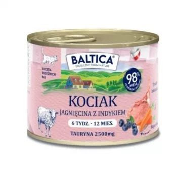 BALTICA sabores regionais Kitten Cordeiro com Peru - Alimento húmido para gatos - 185 g