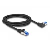 Cabo de rede DeLOCK RJ45 Cat.6A S/FTP 2m preto