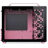 Caixa Jonsplus MATX Handle Case Z20 preto-rosa – caixa Mini/Micro/Flex-ATX com pega de transporte