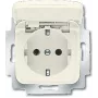 BUSCH JAEGER 20 EUK-212 - CEE 7/3 - 2P+E - bege - 250 V - 16 A - 71 mm