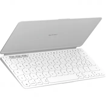 Teclado Logitech Keys-To-Go 2 universal Bluetooth QWERTZ alemão branco