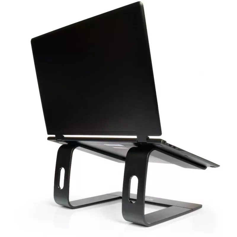 Suporte para portátil Port Designs 901103 — alumínio e preto, para portáteis até 15,6 polegadas, largura 260 mm, profundidade 145 mm, altura 225 mm