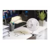 Adler | Ventilador com mola | AD 7317 | Ventilador de mesa | Branco | Diâmetro 15 cm | Número de velocidades 2 | 30 W