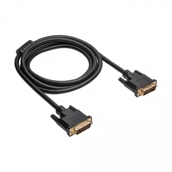Cabo DVI-I Dual-Link Akyga AK-AV-02, 24+5 pinos, 1,8 m, preto