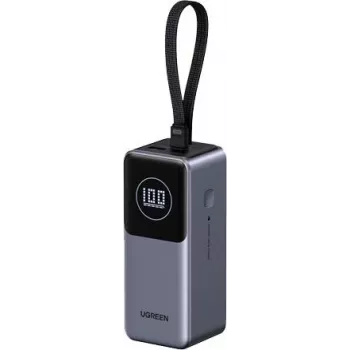 Powerbank UGREEN PB723 20000 mAh 130W carregamento rápido bidirecional, cinzento, universal