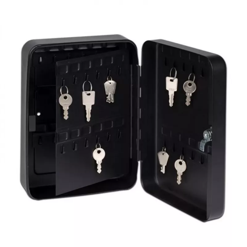 Cofre de parede metálico Yale YKB/540/BB2 preto
