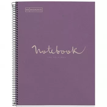 Caderno MAUL A609026 A4 80 folhas lilás