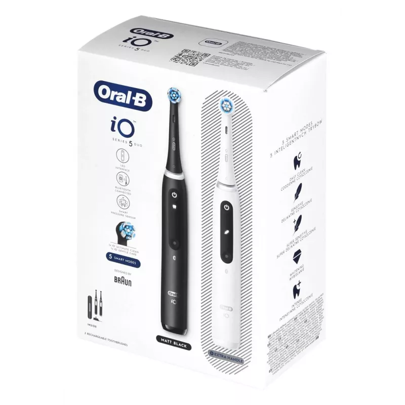 Oral-B iO Series 9 Luxe Edition, escova de dentes elétrica azul/branco, Aqua Marine