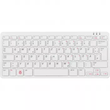 Teclado USB com fio Raspberry PI teclado DE RB-TASTA01W — ligação USB, layout alemão