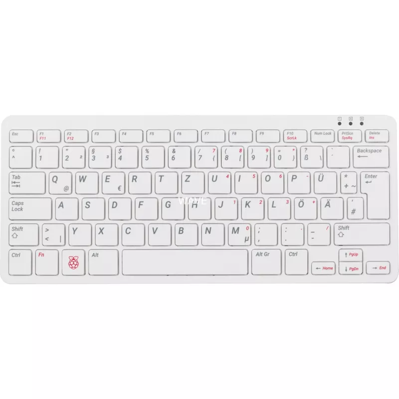 Teclado USB com fio Raspberry PI teclado DE RB-TASTA01W — ligação USB, layout alemão