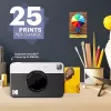Máquina fotográfica instantânea Kodak PRINTOMATIC, 2x3 polegadas, preto