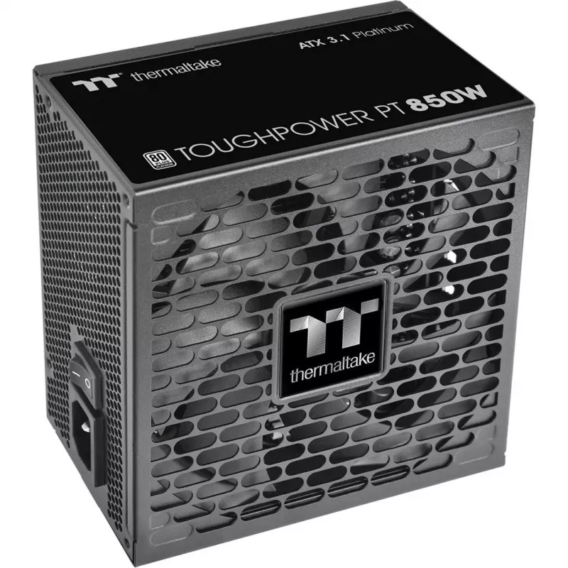 Fonte de alimentação Thermaltake Toughpower PT 850W 80 Plus Gold, modelo PS-TPP-0850FNFAPE-1