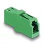 Acoplador de fibra ótica LC simplex fêmea para LC simplex fêmea APC verde DeLOCK 87984