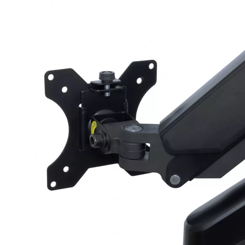 Suporte de mesa para monitor ART RAMM UM-116 para 2 monitores 13–32 polegadas, suporte de braço duplo ajustável em altura