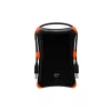 Caixa HDD/SSD Silicon Power Armor A30, 2,5 polegadas Single-Bay, USB 3.2 Gen 1, Micro-USB A, laranja/preto