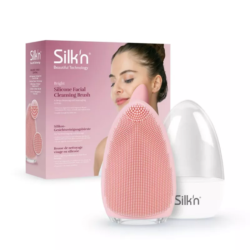 Silk'n Bright Face rosa dispositivo facial USB recarregável 500 mAh