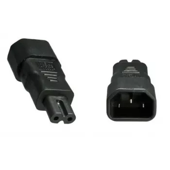 Adaptador de cabo Microconnect PE147AD C14 C7 preto