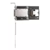 SilverStone SA011 - painel SAS interno para externo - SAS 24Gbit/s - Mini SAS (SFF-8087) (W) para 4 x Mini SAS de 26 pinos (W)