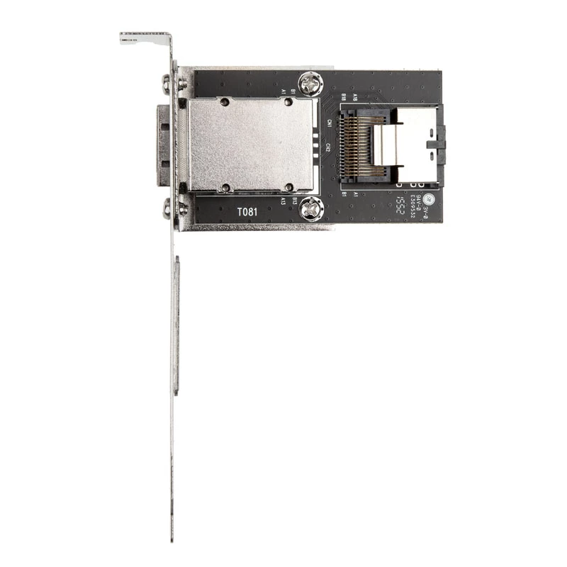 SilverStone SA011 - painel SAS interno para externo - SAS 24Gbit/s - Mini SAS (SFF-8087) (W) para 4 x Mini SAS de 26 pinos (W)