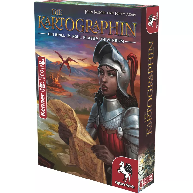 Pegasus Spiele Die Kartographin jogo de tabuleiro