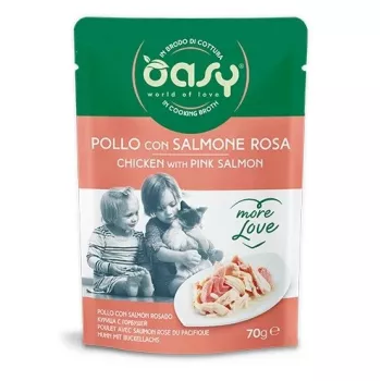 Oasy More Love Frango com Salmão Saqueta 70 g