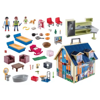 Conjunto de construção PLAYMOBIL Casa de bonecas 70985 multicolor plástico