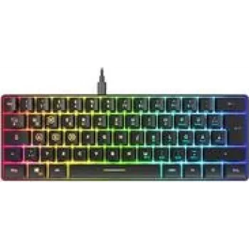 Teclado gaming SPEEDLINK LETOS RGB 60% teclado preto Retail (SL-670014-BK)