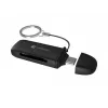 Leitor de cartões NATEC SCARAB C SD/Micro SD USB 3.2 Gen 1 preto (NCZ-2365)